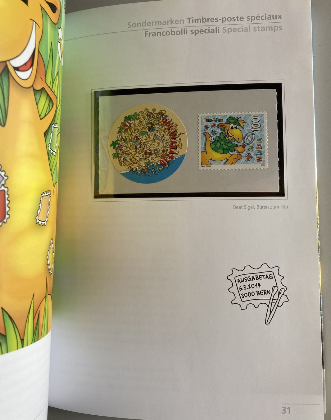 Tutti i francobolli: 2014, Jahrbuch der Schweizer Post postfrisch (**) – Nuovo (secondo la descrizione) da Flawil venduto da Furti 2