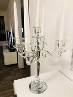 Exklusiver Kerzenständer aus echten Glas NEU