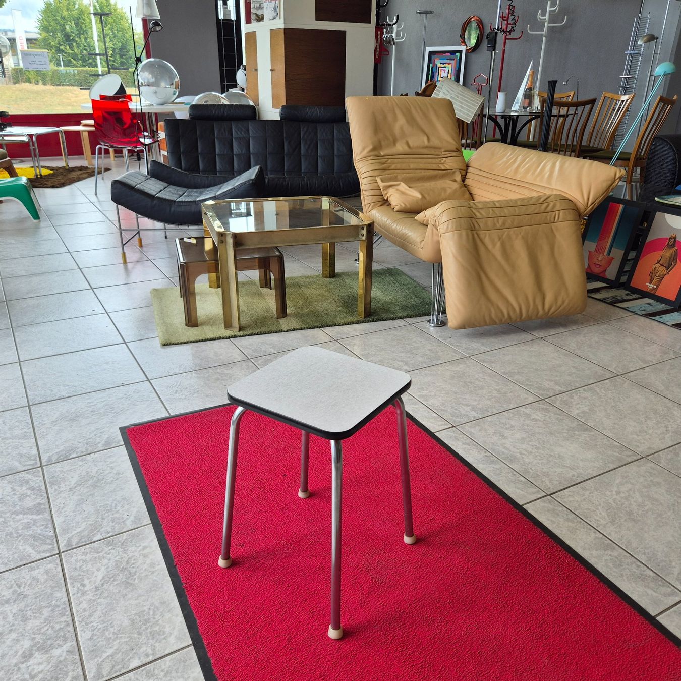 Sgabelli: Kelco Hocker Höcker Küchenhocker Tabouret grau – Usato da Nottwil venduto da Wondewa-Shop 8