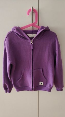 Kapuzenjacke H&M lila Grösse 122/128
