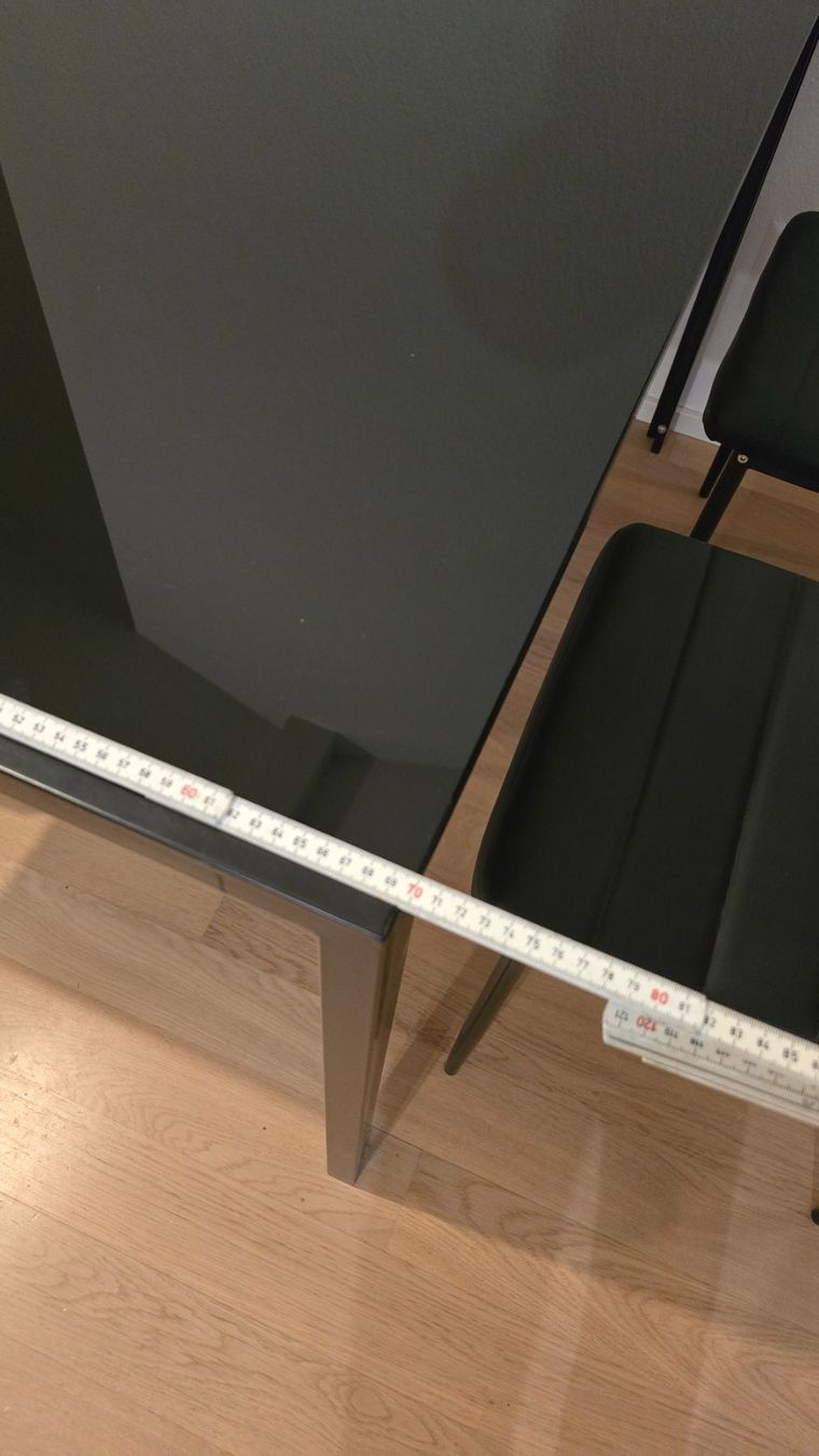 Set di tavolo e panche: Glasesstisch mit 4 Stühlen – Usato da Wittinsburg venduto da MrSascha 3