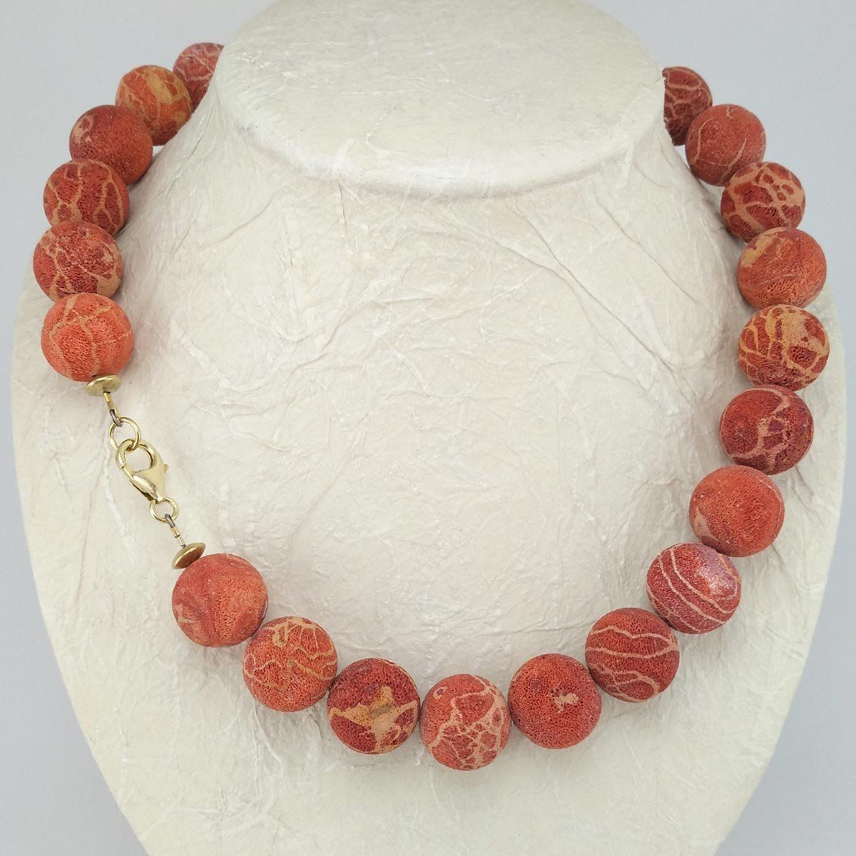 Catenine: Rote Schaumkorallen Halskette – Nuovo e nell'imballaggio originale da Meilen venduto da Byrd-bijoux 2