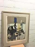 Abstrakt Farb colorierte Lithografie Signiert&Numeriert