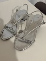H&M Sandalen silber Grösse 41 mit Etikett neu