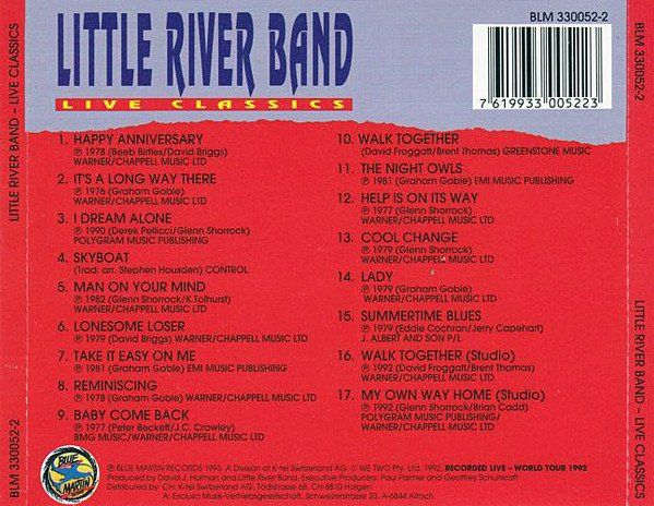 CD: Little River Band LIVE CLASSICS  Classic Rock CD – Usato da Kandergrund venduto da Sososo 1