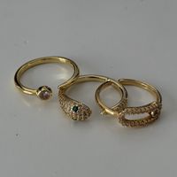 set of 3 gold rings 
