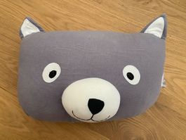 Bärenkissen Bruno ca 40cm Zierkissen
