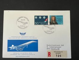 Flugbrief Genf  Aerofilatelistenentag 1976  (M680)