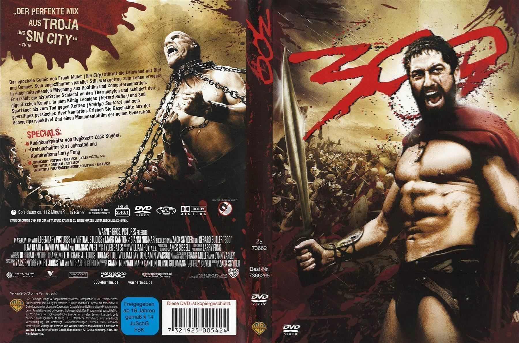 Tutti i DVDs: 300 - DVD - ZACK SNYDER – Usato da Basel venduto da verano1000