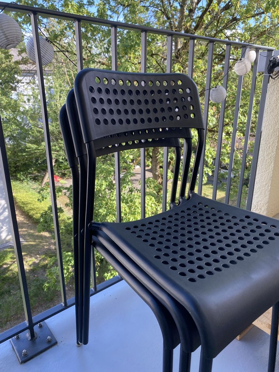 Ikea Chaises: Chaises IKEA noires  – D'occasion à Biel/Bienne par Zoeutgr 2