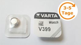 Knopfzelle V399/SR57, Silber-Oxid, Varta