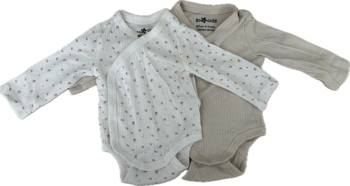 Biancheria intima: 2x Bodys langarm Gr. 62 – Usato da Zürich venduto da pknop