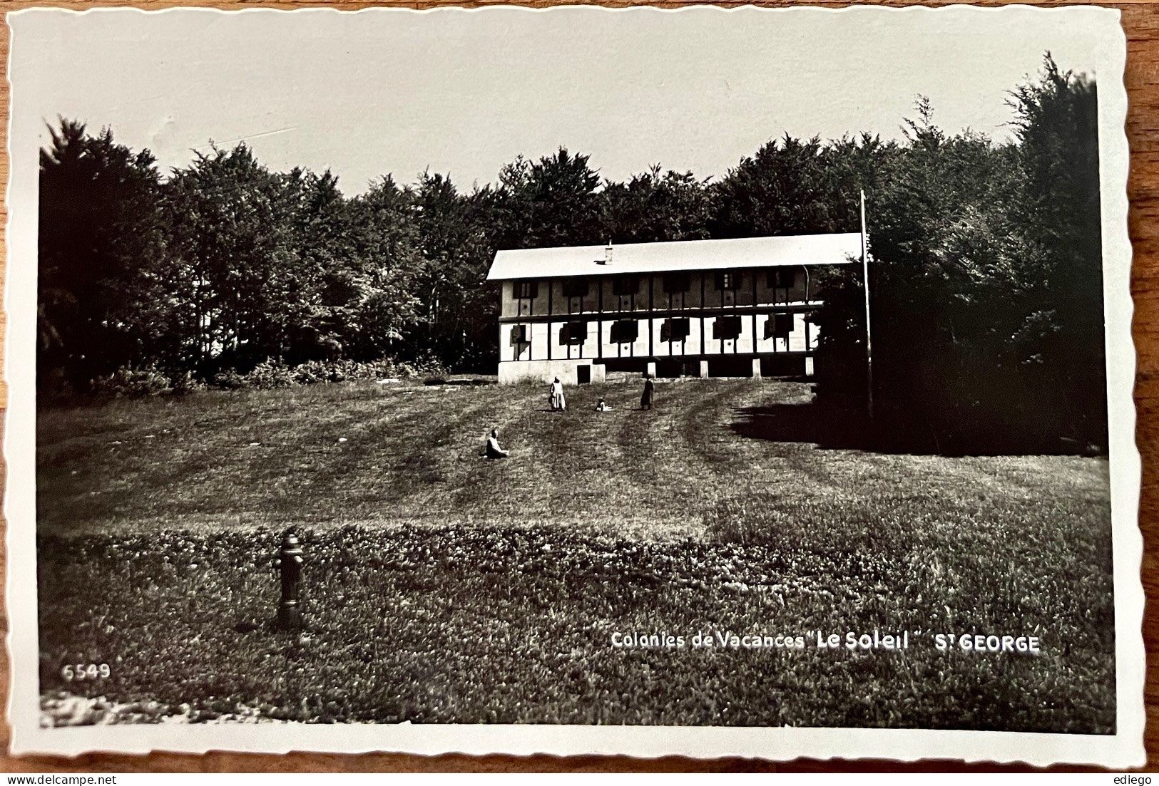 Cartoline postali: ST. GEORGE - Colonies de vacances "Le Soleil" Animée 1931 – Usato da Lutry venduto da Ediego