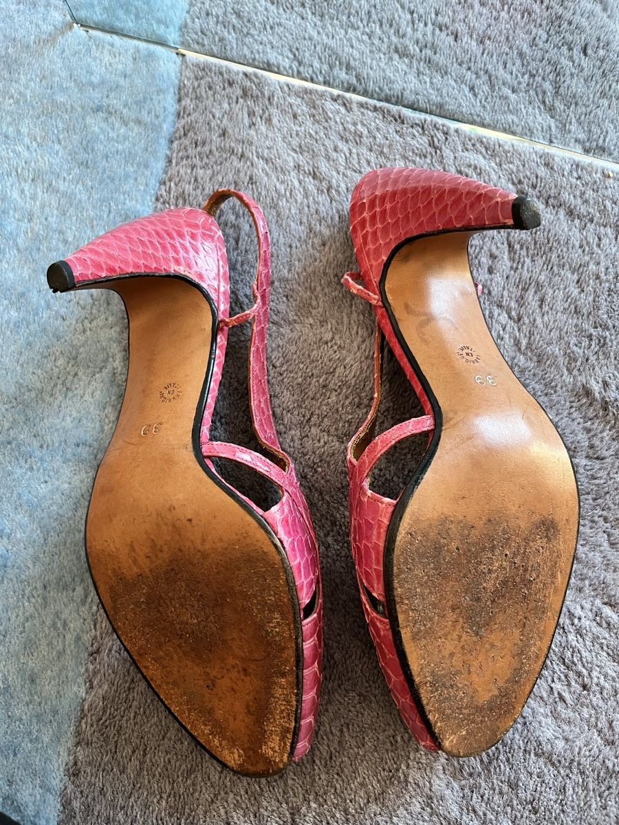 Scarpe da donna: Walter Steiger vintage cuir shoes – Usato da Evilard venduto da Mamarsi 2