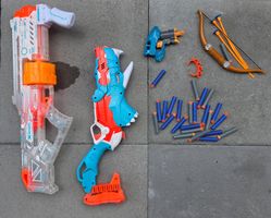 Spielzeug Set X-Shot Nerf mit Pfeilen und Saugnäpfen