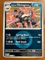 Pokemon Galarian Obstagoon Reverse (Versand gratis)