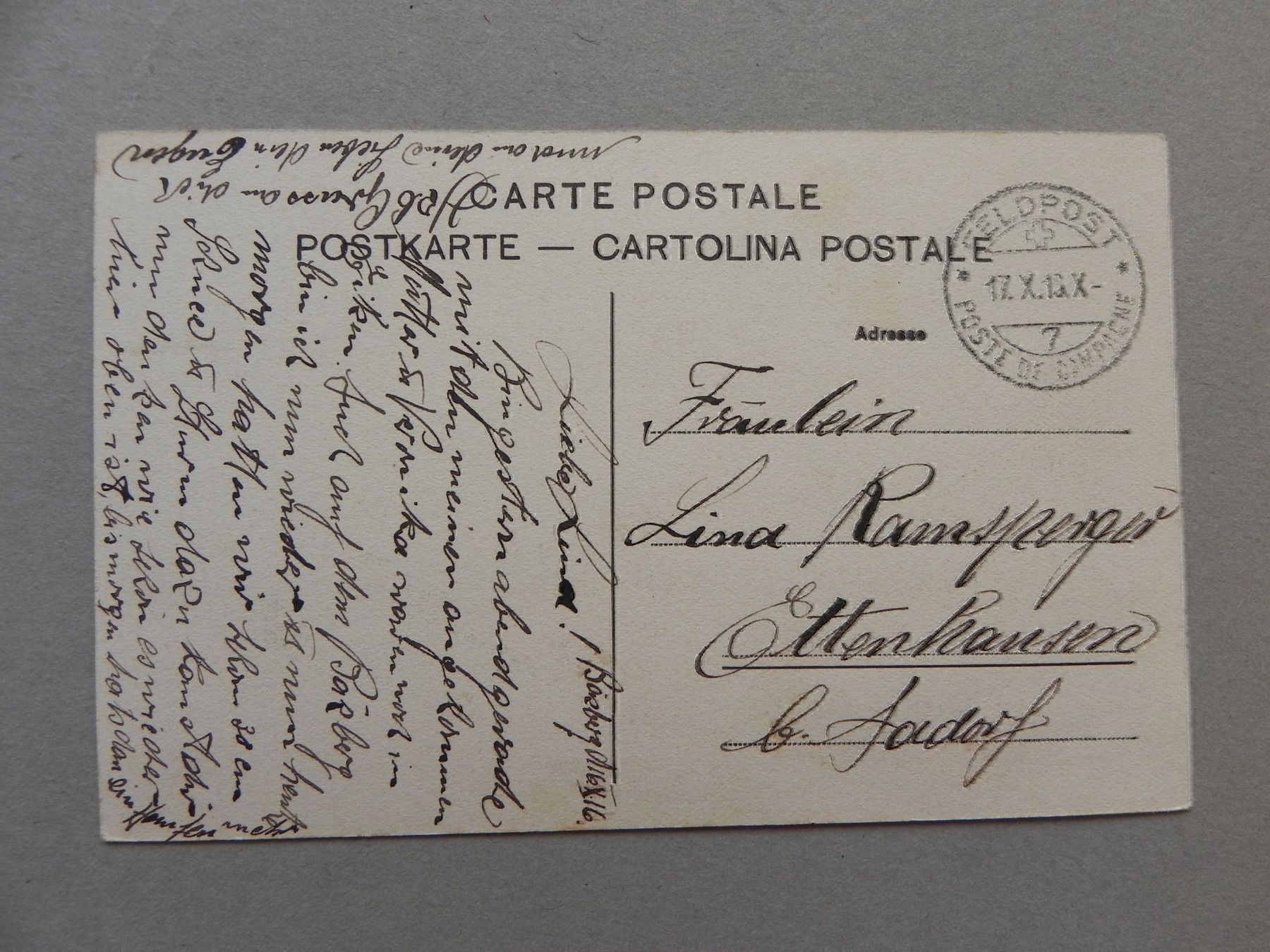 Cartoline postali: Ansichtskarte Andermatt Uri UR 1916 – Usato da Siebnen venduto da krimsie 1