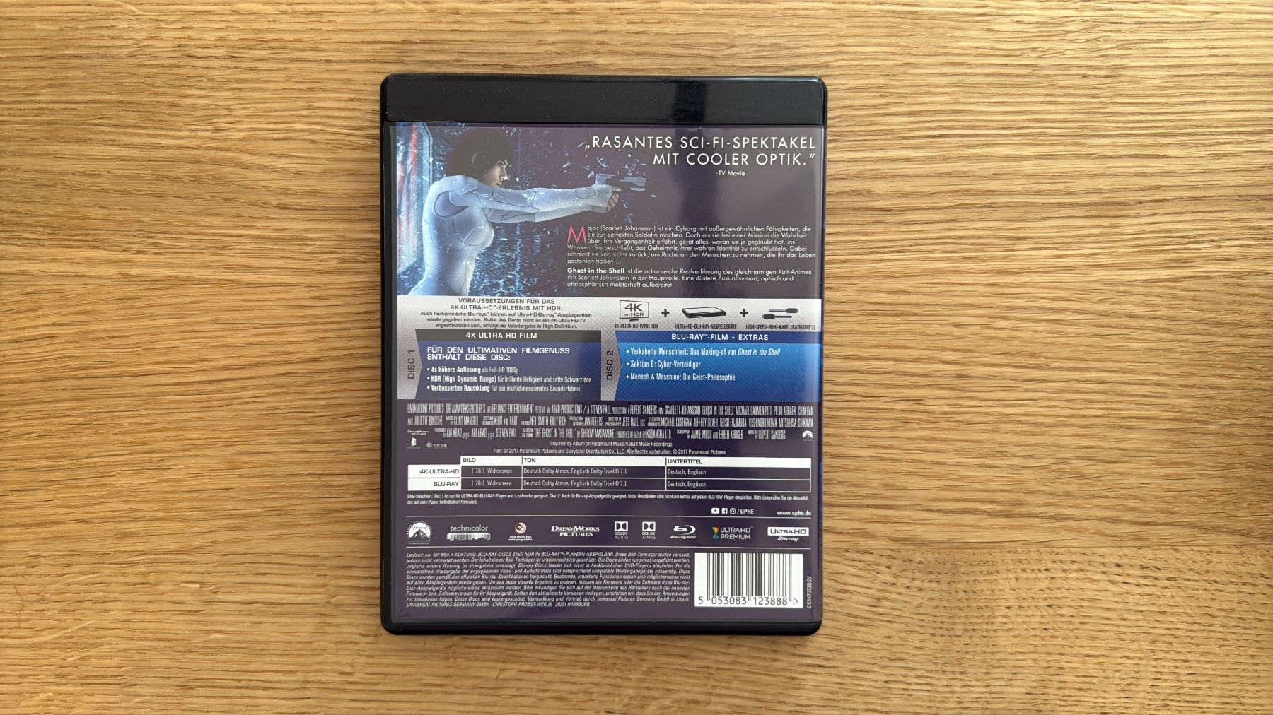 Tutti i DVDs: Ghost in the Shell - 4K UHD Blu-Ray – Usato da Wallisellen venduto da Art_Vendorlay 1