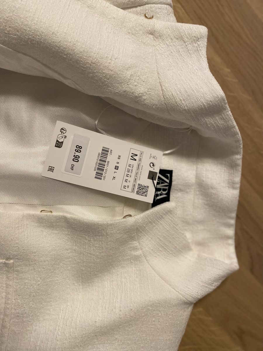 Zara Giacche: Blazer - Chanel - Schnitt – Nuovo e nell'imballaggio originale da Hergiswil NW venduto da sbrodego 2