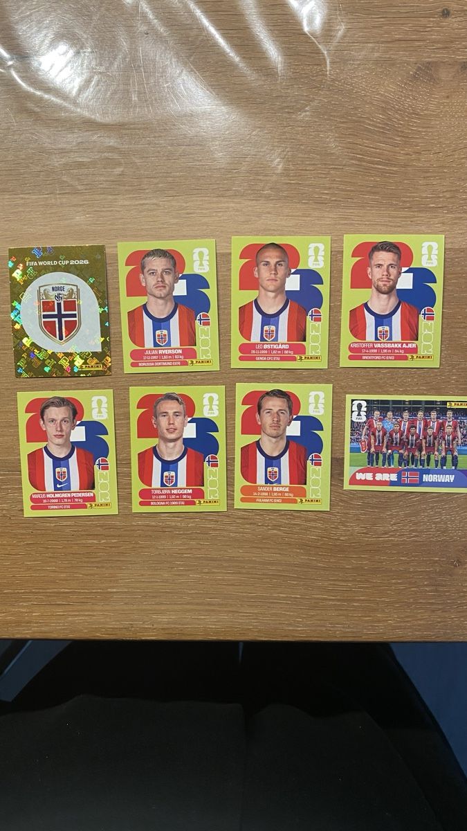 Panini Carte collezionabili: Panini WM Sticker - NOR - 8 Stickers – Nuovo (secondo la descrizione) da Adliswil venduto da didoli
