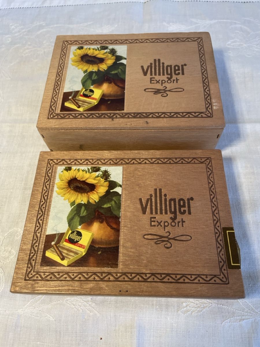 Sonstige Tabakwaren: Zigarrenboxen Villiger – Gebraucht aus Ostermundigen von rleimer