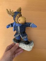 Elch Snowboard Deko