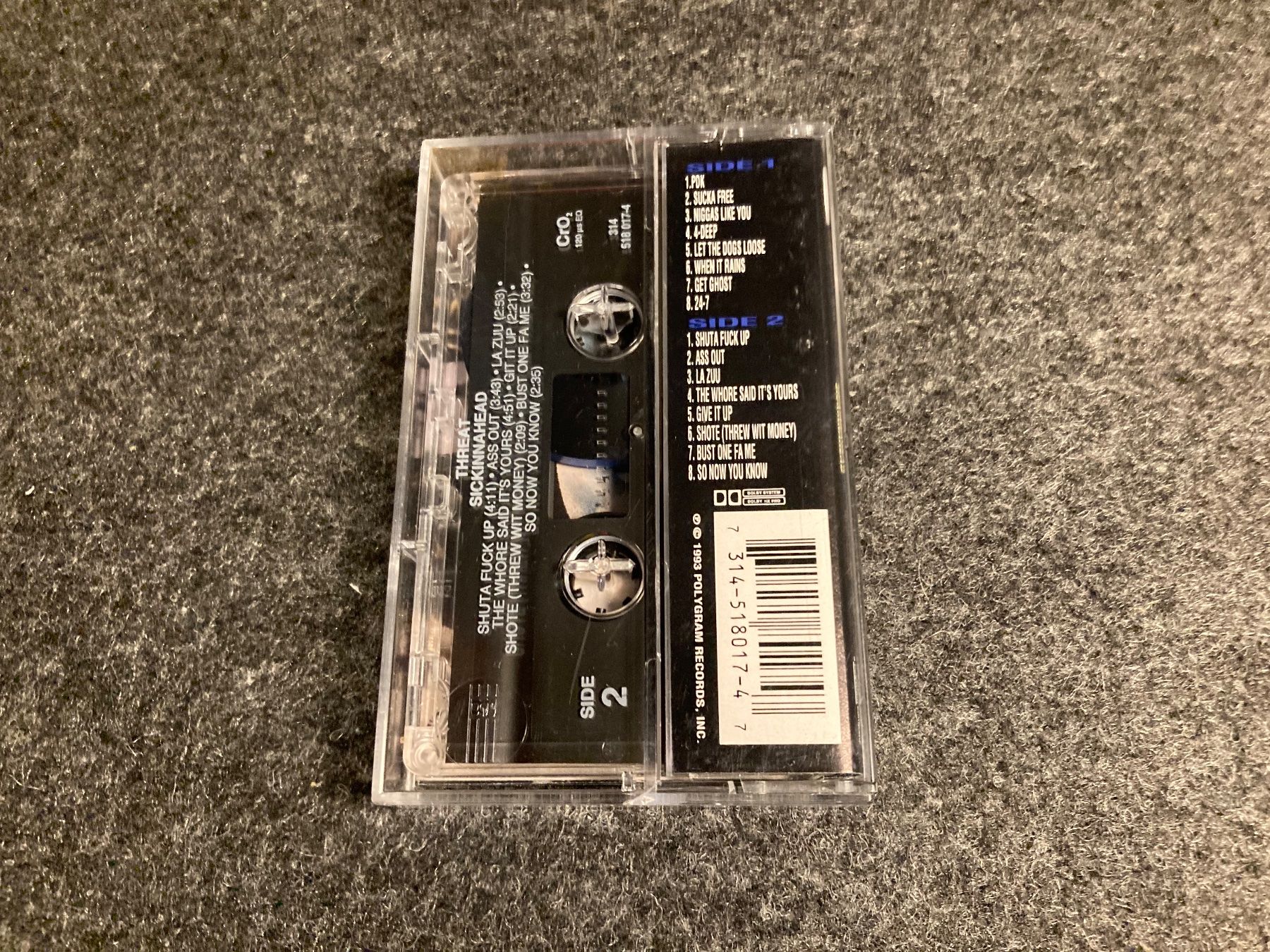 Musicassette: Threat - Sickinnahead (MC) – Usato da Fribourg venduto da Karushi 2