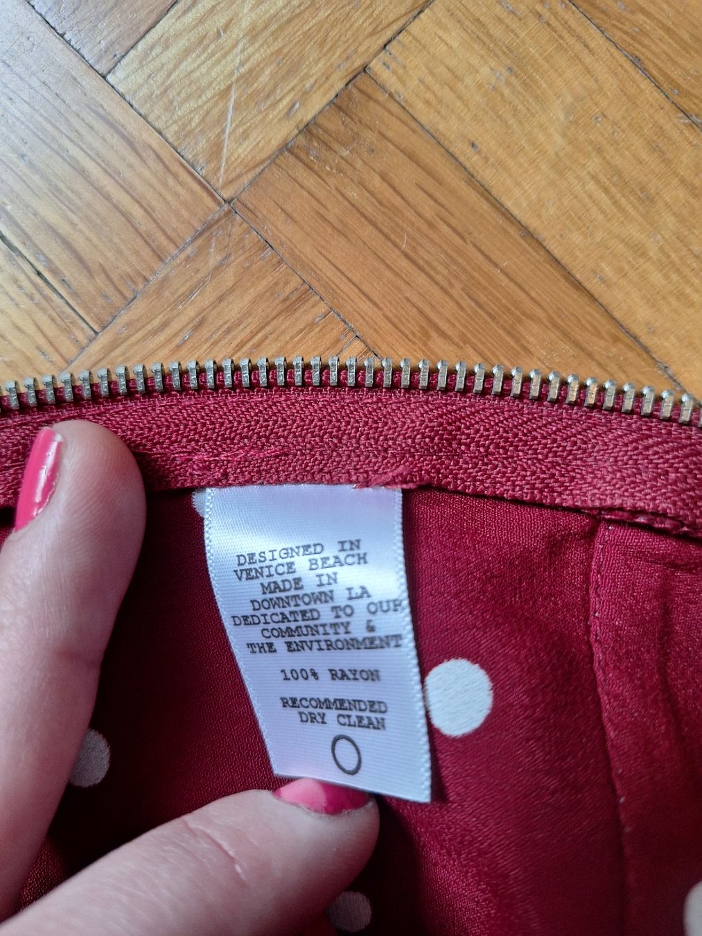 Tops: Flynn Skye Rot mit Pünktli, Grösse S – Neu (gemäss Beschreibung) aus Adlikon b.Regensdf von che_xxb9 5