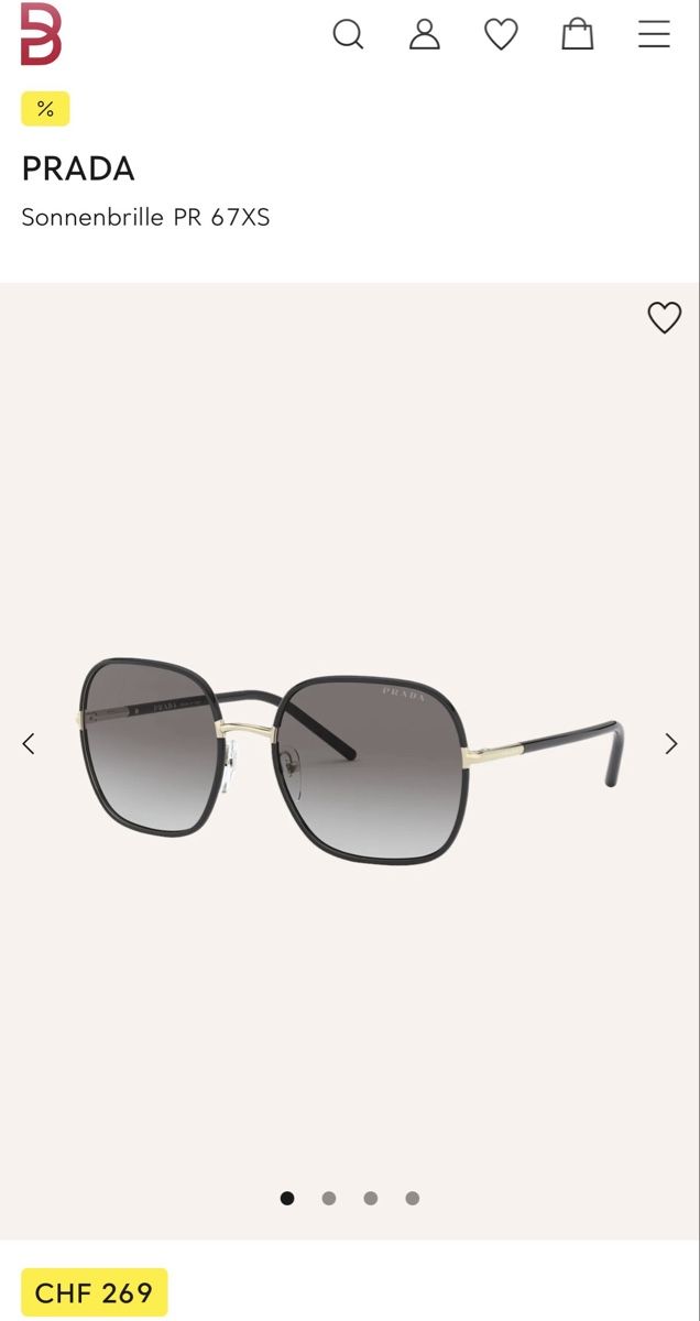 Prada Occhiali & Lenti: PRADA Sonnenbrille PR 67XS Damen – Usato da Cham venduto da nad_z2js 7