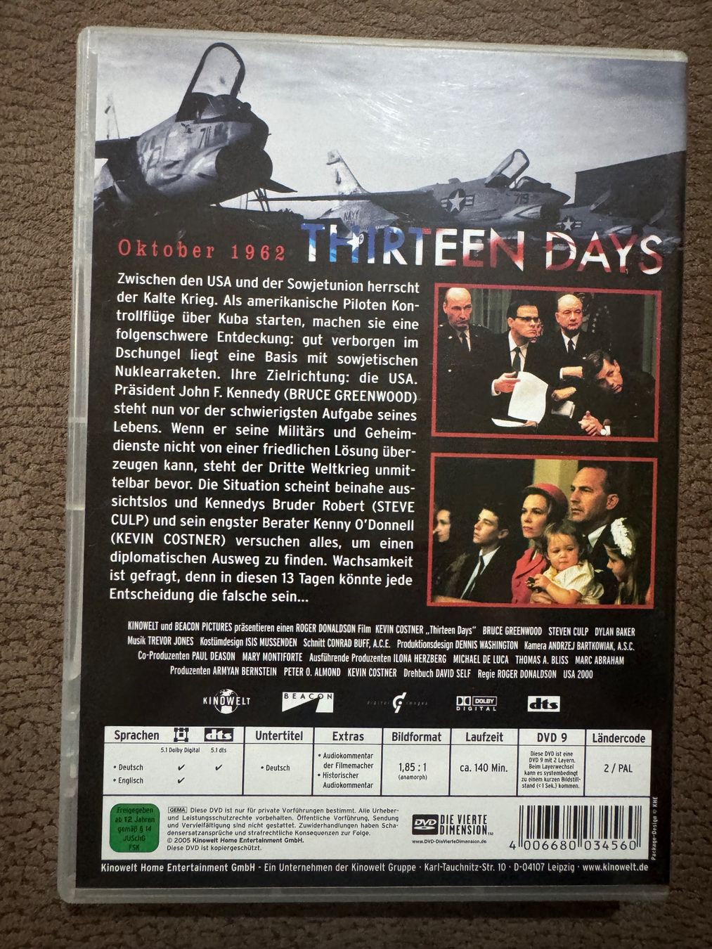 Alle DVDs: Thirteen Days – Gebraucht aus Dietikon von MuNathy 1