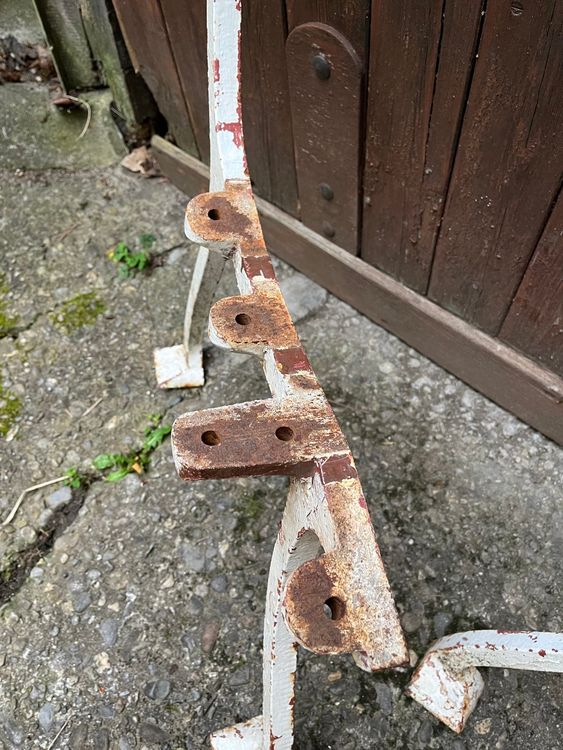Antike Gartenbank Sitzbank Gestell Jugendstil Gusseisen Kaufen auf
