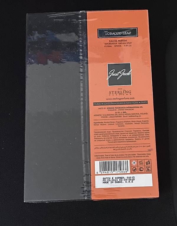 Profumi & Eau de Toilette: Just Jack Tobacco Leaf Eau de Parfum – Nuovo e nell'imballaggio originale da Allschwil venduto da Deal_Tiger99 1