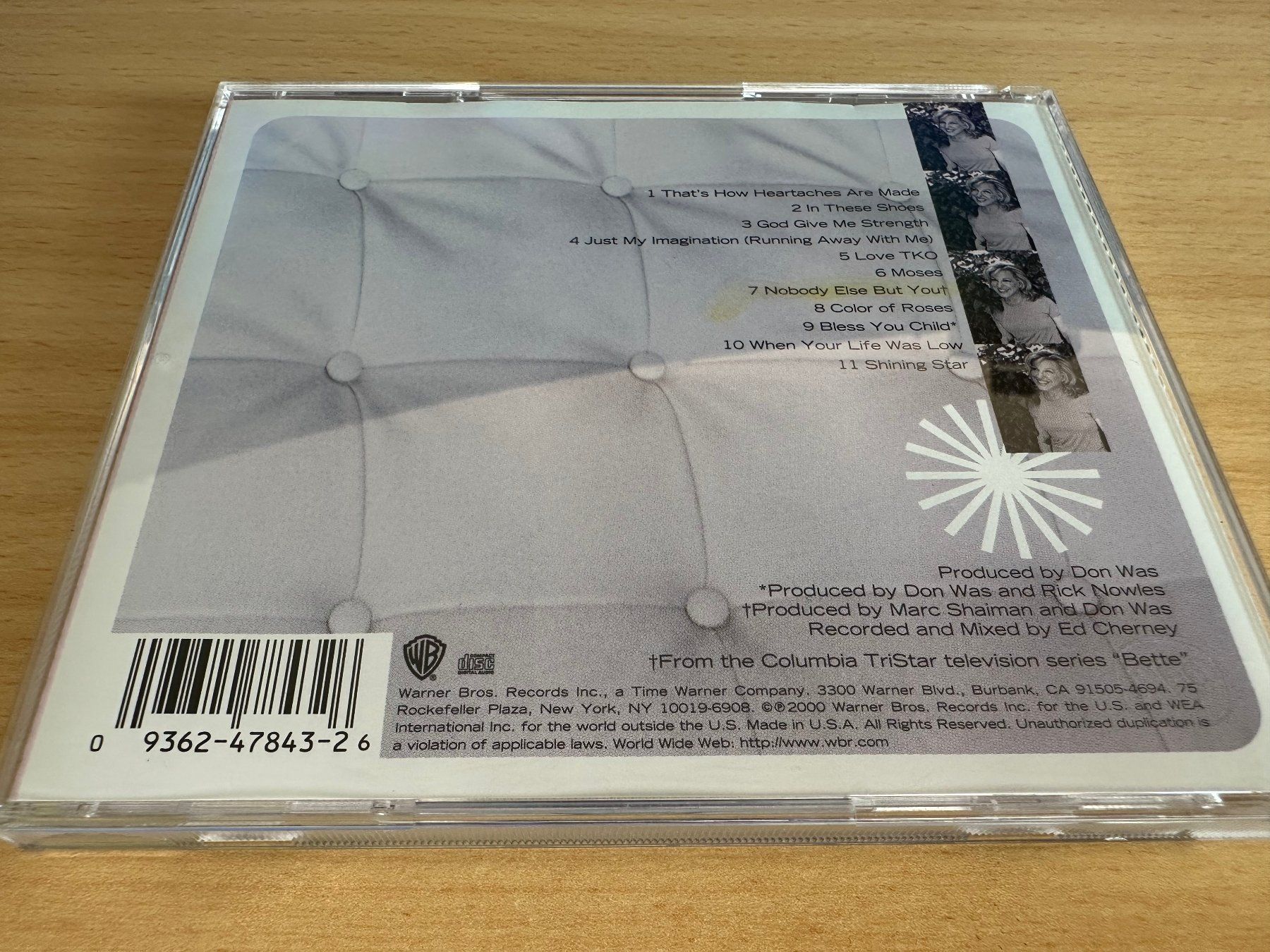 CD: Bette Midler – Bette – Usato da Rikon im Tösstal venduto da Alpenmutz 1