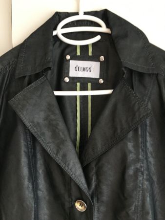 Wunderschöner ungefütterter edler Sommerblazer, Anthrazit
