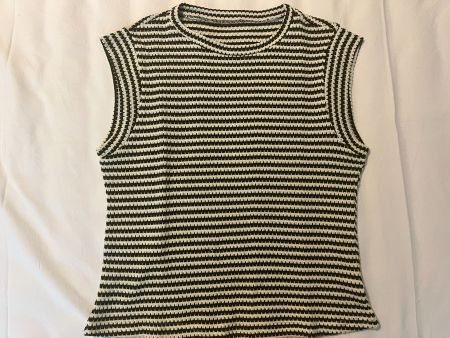 Damen T-Shirt gestreift braun/crème Grösse S