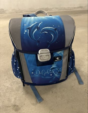 Schulranzen Schulrucksack Delfin Motiv