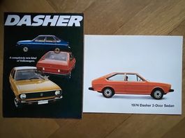 VW DASHER Prospekt - Konvolut 1974 USA brochure lot - PASSAT