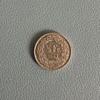 1955 _ 1/2 Franken Silber_Münze