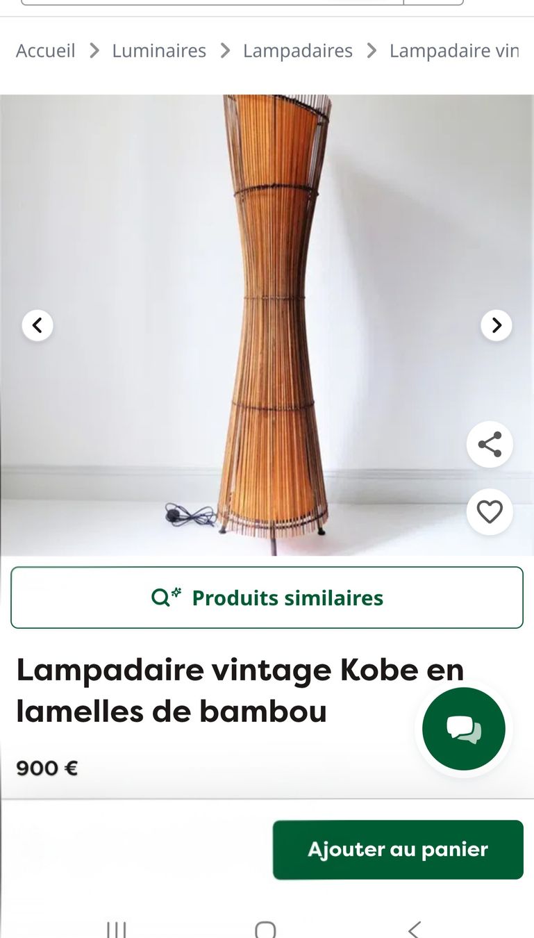 Lampade: Lampadaire vintage – Usato da Martigny venduto da joanavale 2