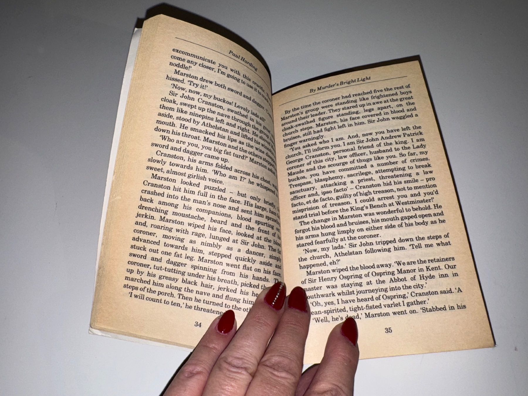 Bücher: NOVEL: Paul Harding, By murders bright light – Gebraucht aus Grosswangen von English_books 4