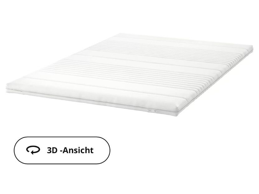 The White Stone Matrastopper 100 x 190 cm | Matrasverbeteraar 6 cm | Traagschuim Topper met afneembare hoes | Antibacterieel & Schimmelbestendig
