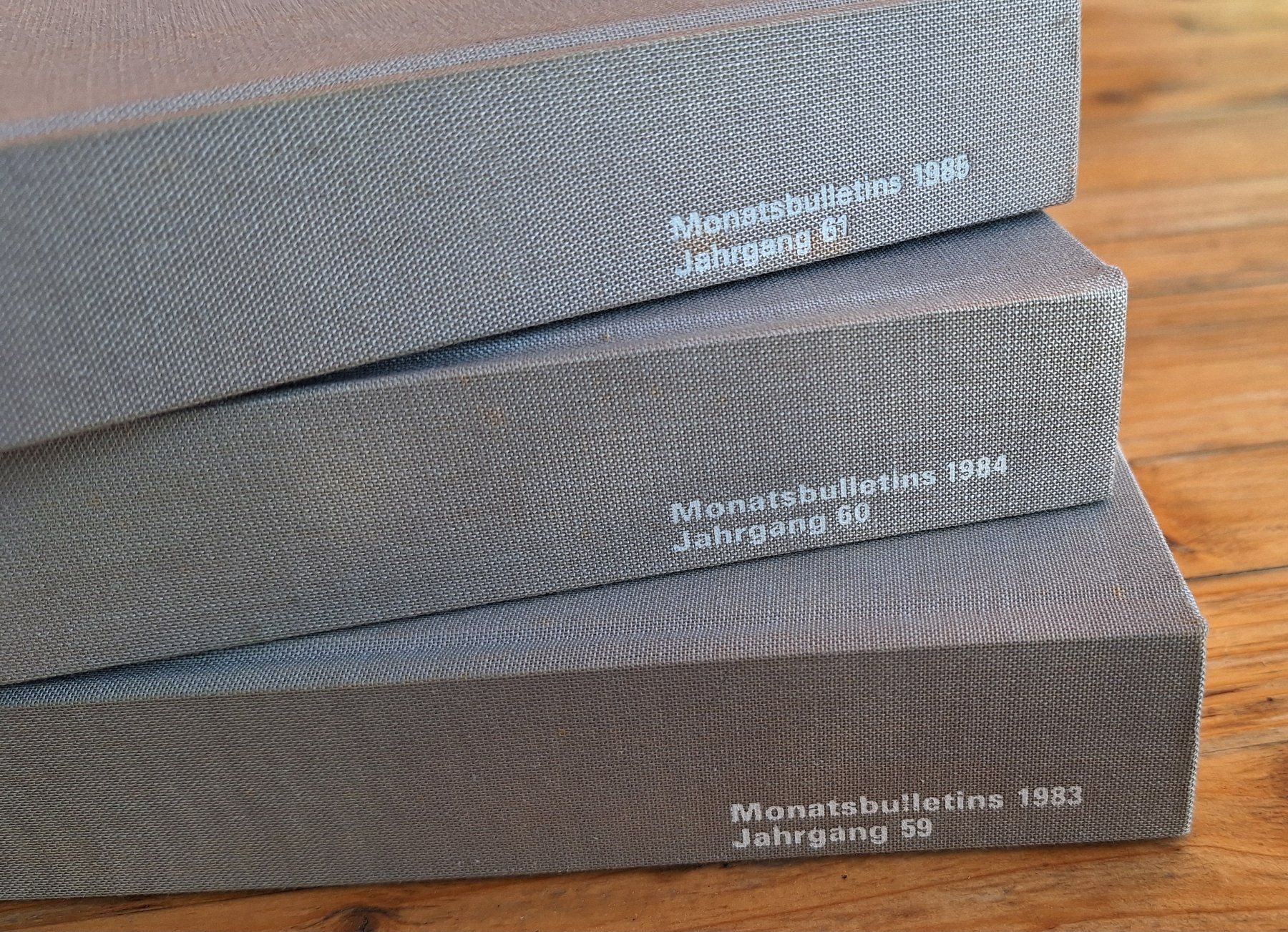 Libri: Monatsbulletin SAC 1983 -1985 – Usato da Grabserberg venduto da Sahara947