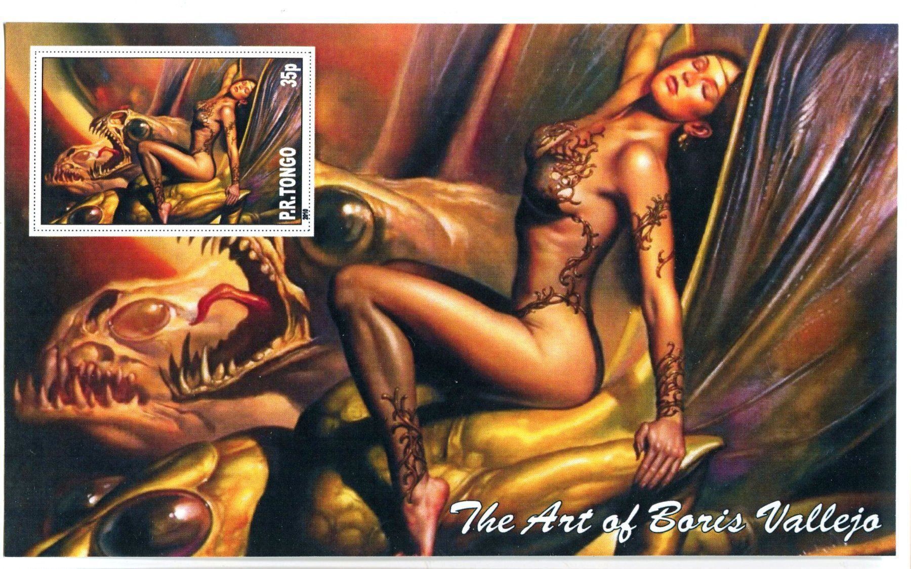 Tous les timbres: Block "Fantasy Erotik". Tongo – Neuf avec emballage d'origine à Basel par Butsch5