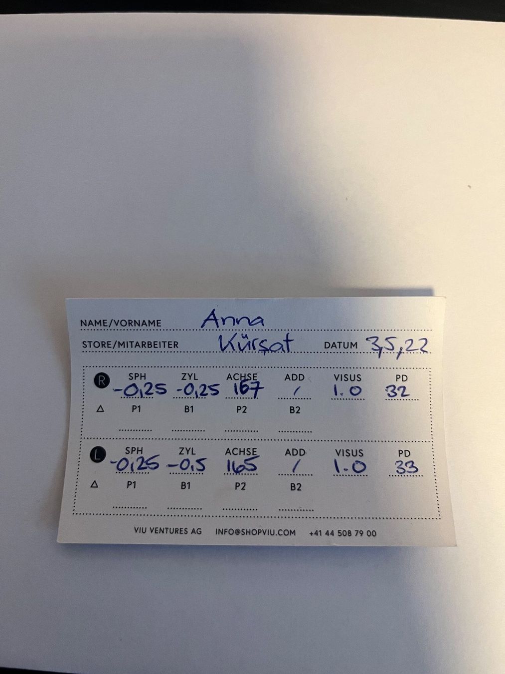 Viu Occhiali & Lenti: Viu Lesebrille (korrigiert) – Usato da Kloten venduto da Deborah25 3