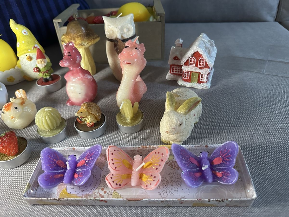 Candele: Unique Handmade Candles - Adorable Decorative Set – Nuovo (secondo la descrizione) da Perroy venduto da Emily.n.stanford 1