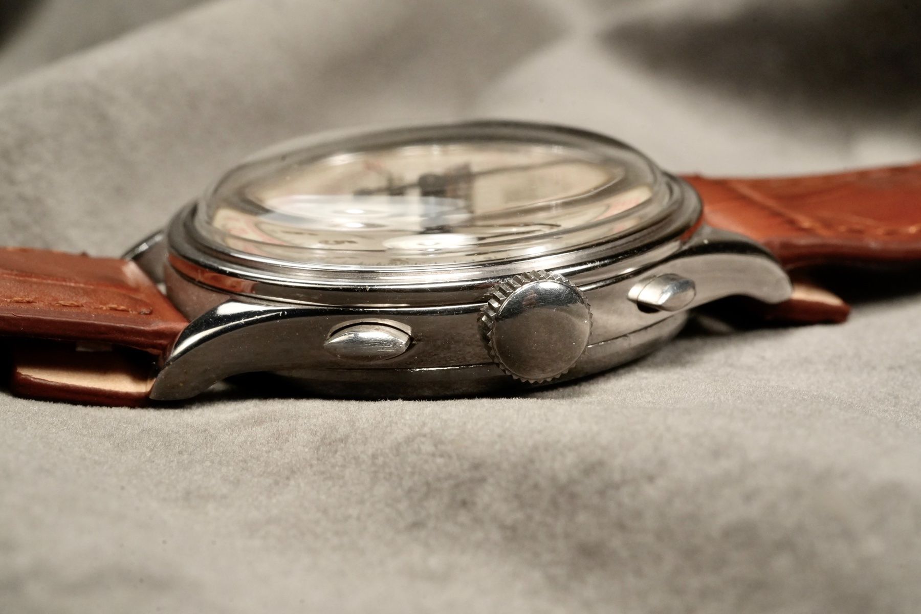Angelus Orologi: Chronometer Henglebert - Original 1930`s Step-Case Chrono – Usato da Morcote venduto da chronoservice 7