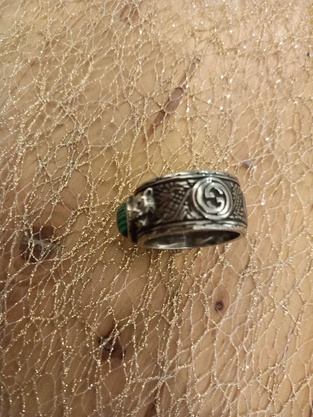 Gucci Anelli: Gucci bague anger forest malachite – Usato da Genève venduto da GenevaLuxury 1