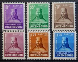 Luxemburg Kat. 284-289 * 1935 Kat. 75 Euro
