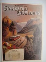 Stansstad-Engelberg Werbeplakat auf Ansichtskarte