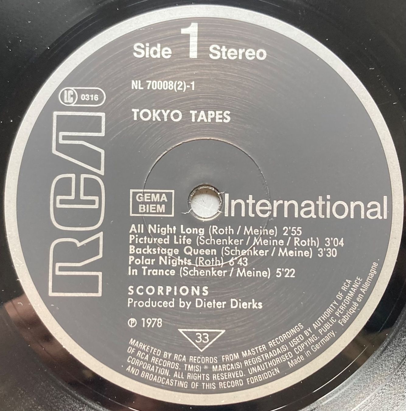 Dischi in vinile: SCORPIONS - TOKYO TAPES – Usato da Poliez-Pittet venduto da Newtown-Records 2